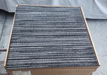 Industrial carpet tiles 24"x24", 384 sq ft.