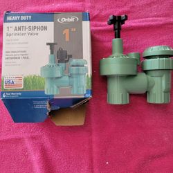 Orbit 1" Anti Siphon Sprinkler Valve