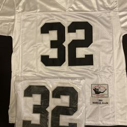 Men's Marcus Allen White Los Angeles Raiders Gridiron Classics Legacy Player Jersey🏈