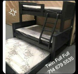 Literas Twin Full Full Madera 100% / Bunk Beds