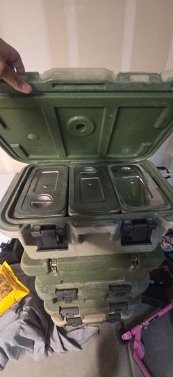 US Military Surplus Cambro Ultra Pan Carriers
