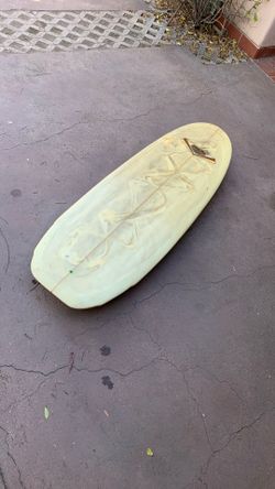 5'4" Vintage Johnny Rice Single Fin Surfboard 