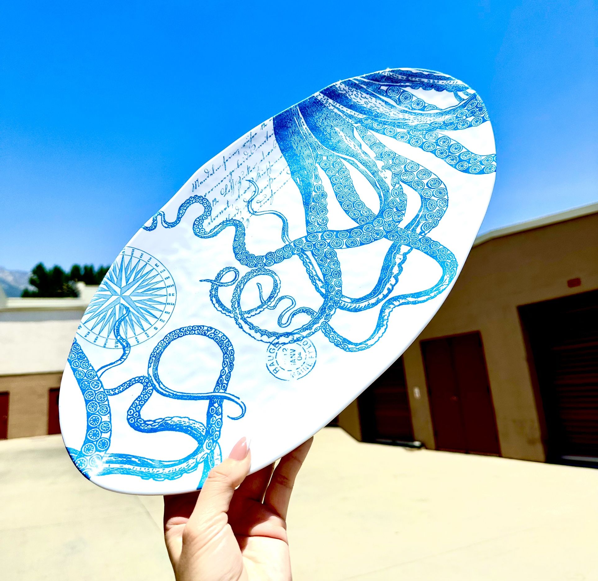 Michel Design Works Platter Octopus Design