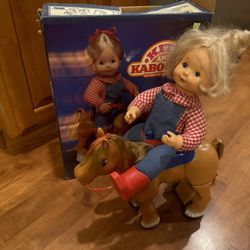 Vintage 1984 Kitt And Kaboodle Doll And Horse Shipping Available 