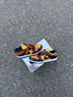 Nike Dunk Offwhite University Gold Size 10.5 Men Gently Worn