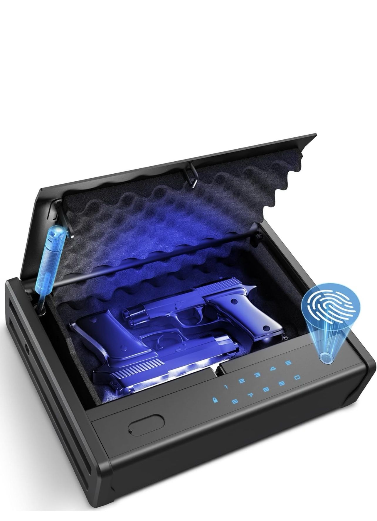Blacksmith  Biometric Gun Safe For Handgun Pistol 0.1S Quick Access Fingerprint Recognition 