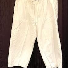 Karen Scott White Capri Pants Sz 1X