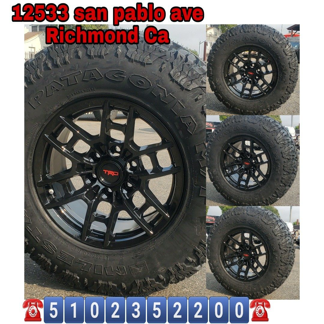 TRD WHEELS ON SPECIAL SALE, BEST PRICES AROUND, WE FINANCE WITH $39 ONLY, CALL OR TEXT FOR DETAILS