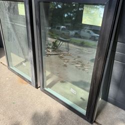Two Picture Black Windows