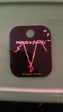 Necklace With A Small California Charm 