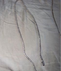 Jaxxon 22 Inch Tennis Chain Silver
