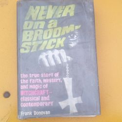 Frank Donovan Hardcover Book, Never On The Broomstick