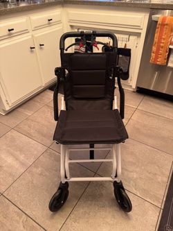 Foldable Transport Wheelchair