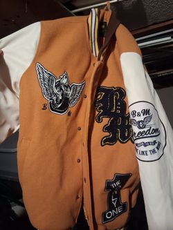 White leather jacket
