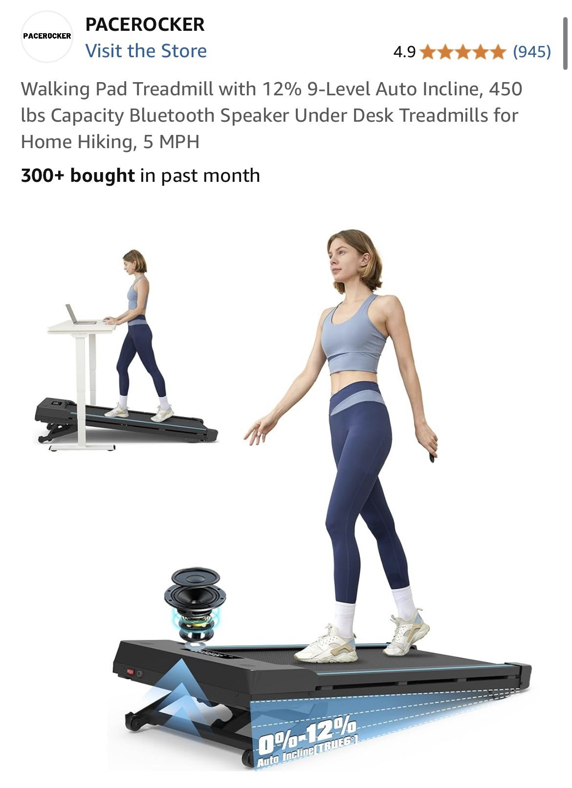 Brand New -Walking Pad Treadmill