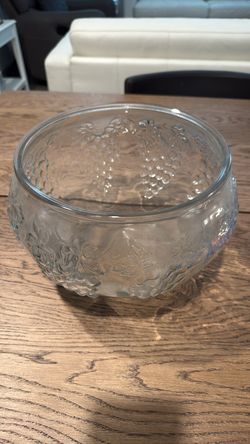 Large Glass Bowl