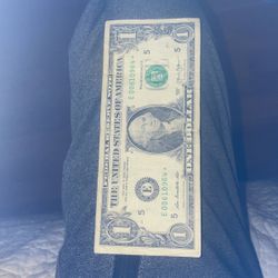 One Dollar Bill With 🌟 