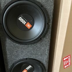 JBL 12” 1000 Watt Subs In Box