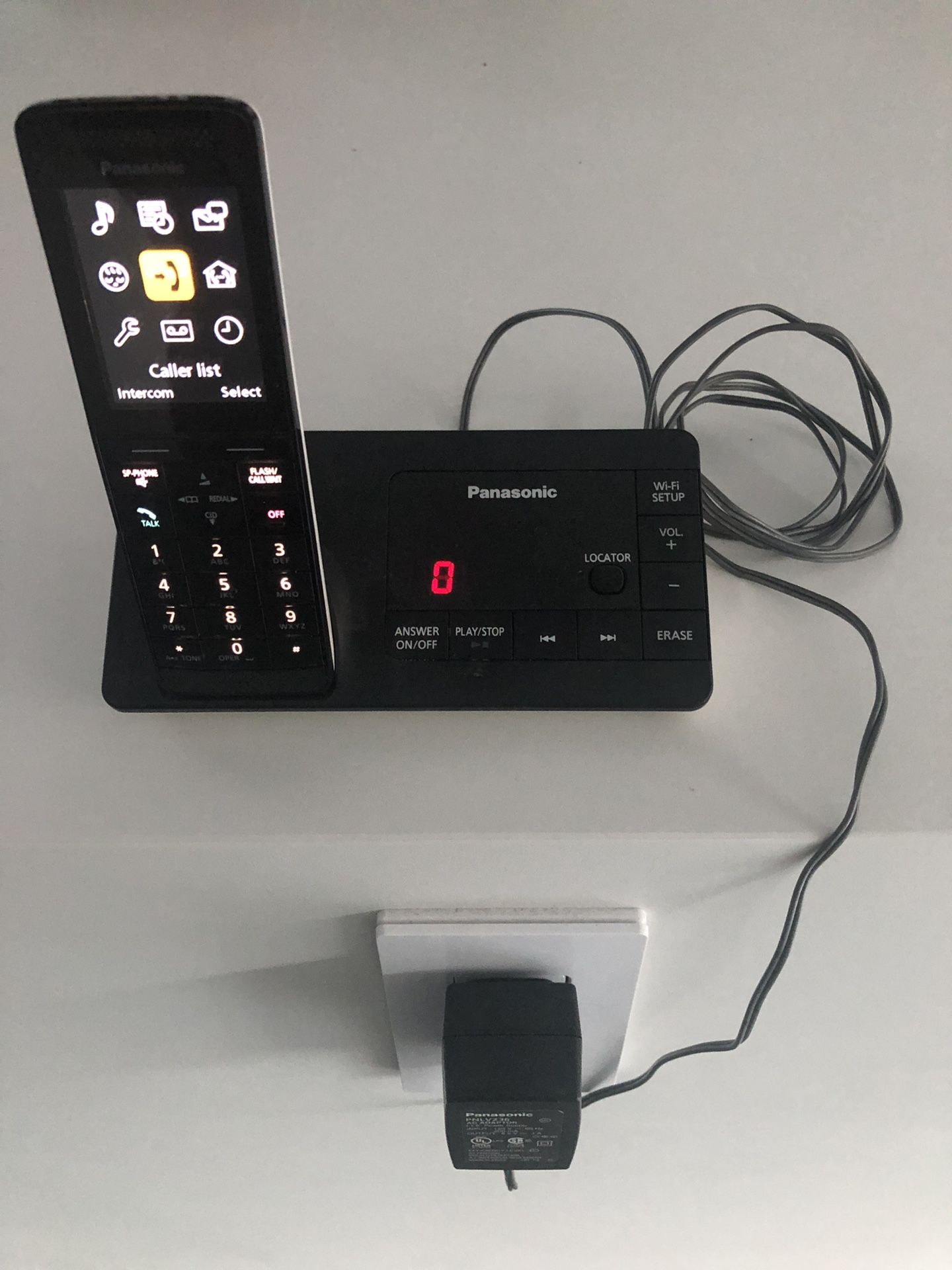 Panasonic KX-PRW130 DECT 6 Cordless Phone, Answering Machine, Smartphone Connect