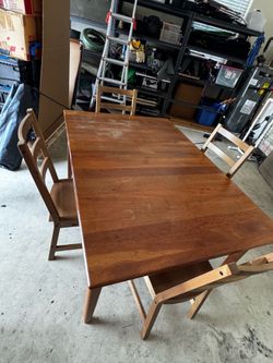 Kitchen table and chairs