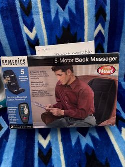 HoMedics 5-Motor Back Massager with Heat – CM-5 – Home & Car