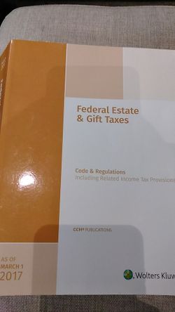 Federal Estate & Gift Taxes as of March 2017