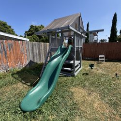 Outdoor Wood Play Set - Refinished