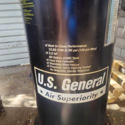 Us General 60 Gallon Compressor 