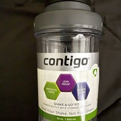 Protein Shake Shaker Bottle with Storage Container