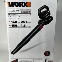 WORX WG506 7.5 Amp 2-Speed Electric Leaf Blower