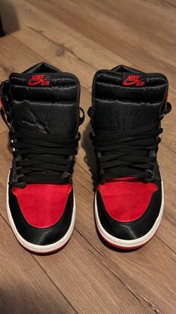Satin Bred Jordan 1s