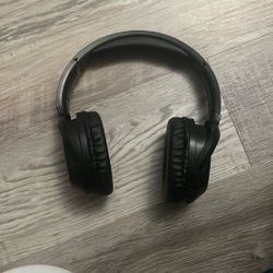 Black Bluetooth Headphones Wireless With Charger