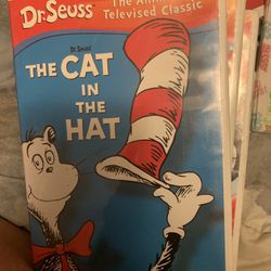Dr Seuss The Cat In The Hat ,Green Eggs & Ham & Grinches Grinch the cat In The hat DVDs