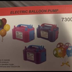 Electric balloon pump