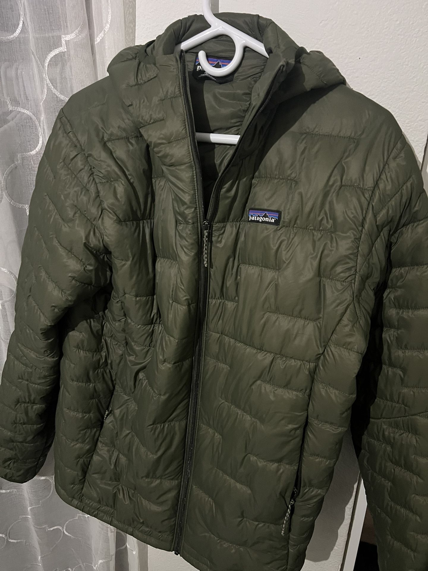 Patagonia Micro Puff Hoody , Men’s , Green , Medium