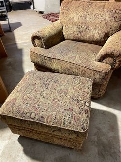 Chair and ottoman