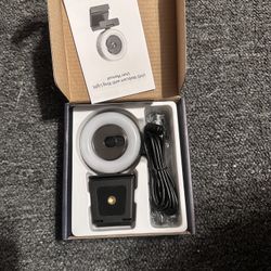 Webcam With Ring Light 