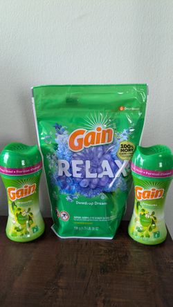 Gain Laundry Detergent Pods And Scent Beads 