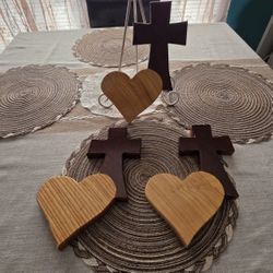CROSS WITH HEART 40.00 EACH 