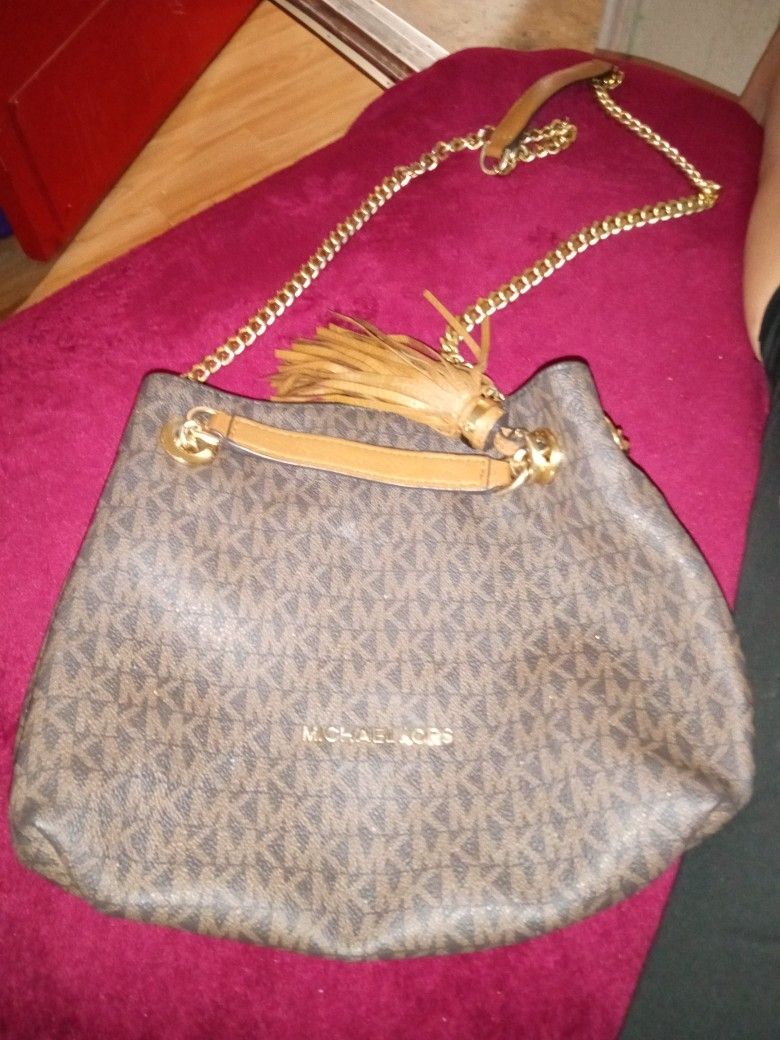 Brown Crossbody Mk Purse for Sale in San Antonio, TX OfferUp