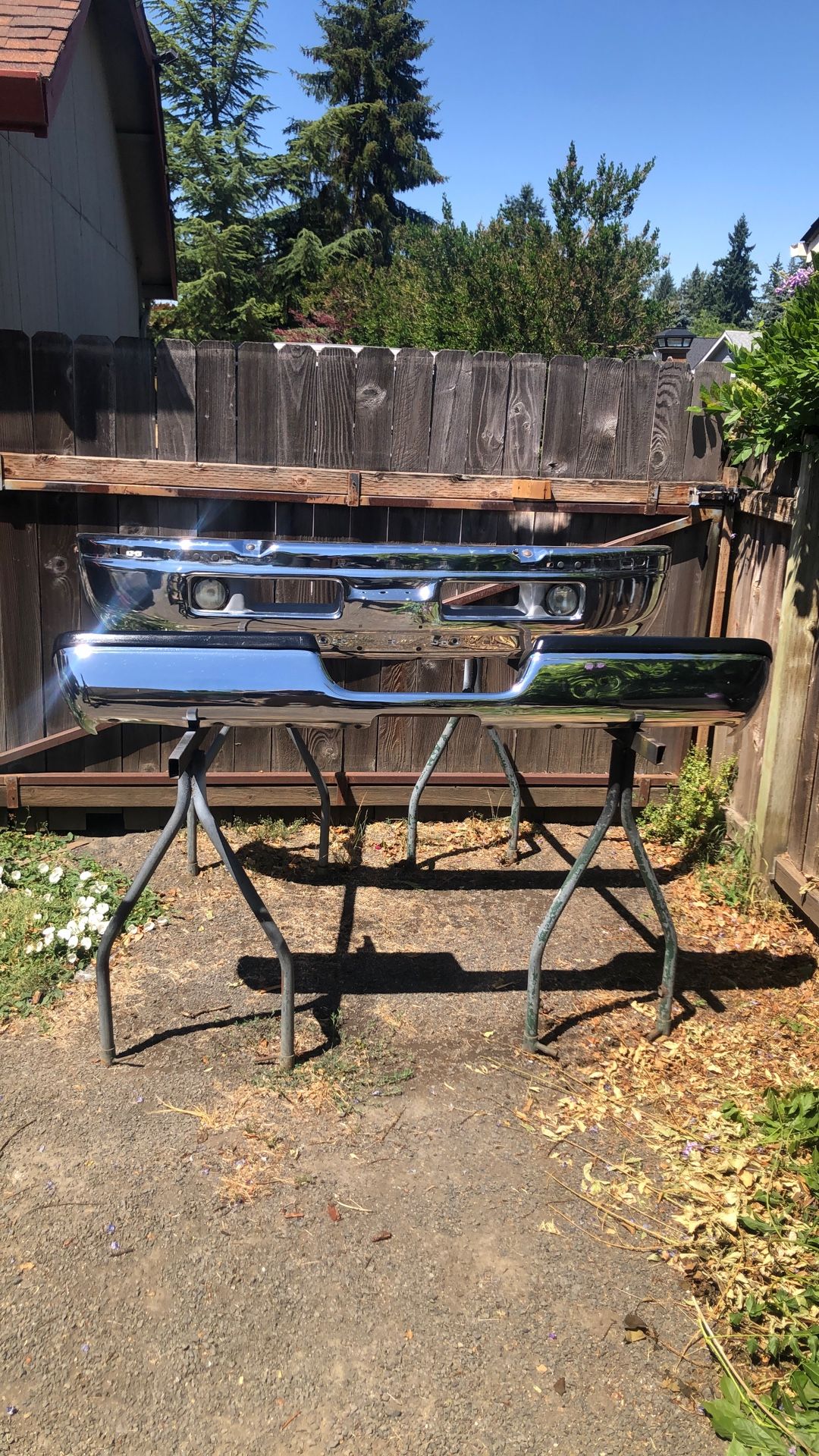 1999 Dodge Front and Rear Bumper