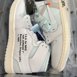 Jordan 1 Off White Virgil Abloh Alaska Size 10.5