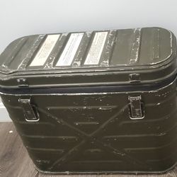 Vintage Army mermit insulated food storage container 3 inserts