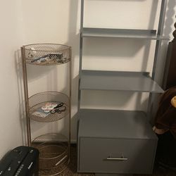 Shelf with drawer