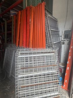 Warehouse shelves