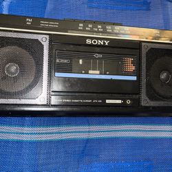 Vintage Sony Cassette Player With Cord 