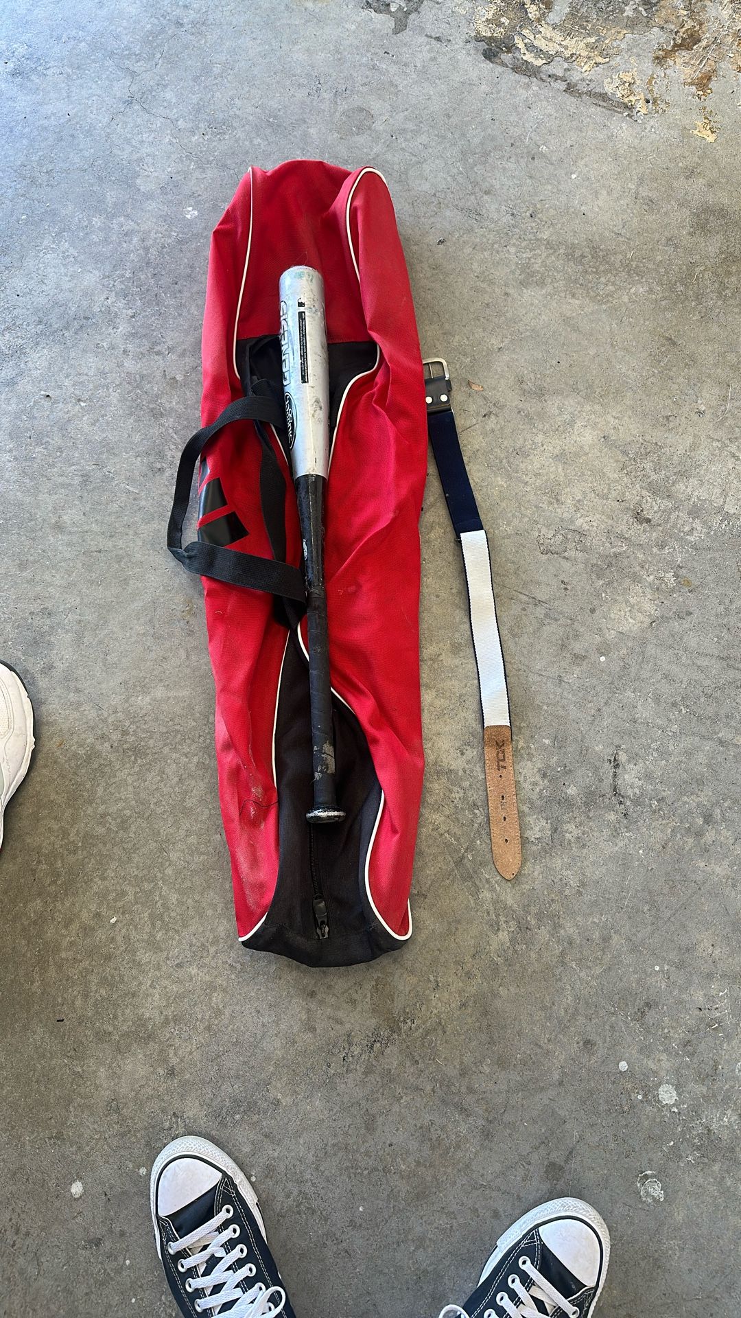 Baseball Bat And Bag