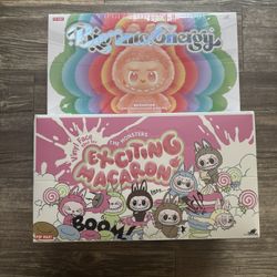 Labubu Big Into Energy & Exciting Macaron Full Box Sets 