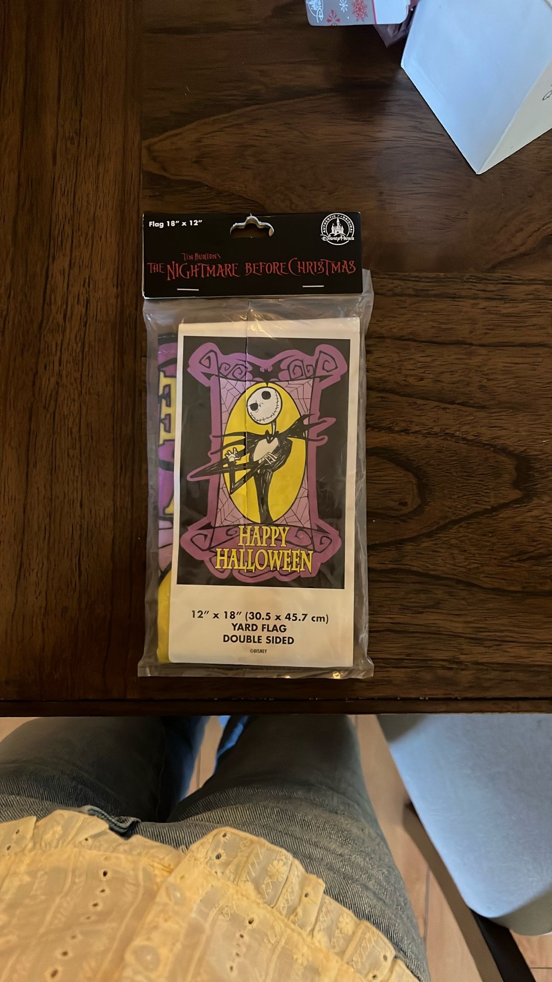 Halloween Yard Flag - Nightmare Before Christmas 12” x 18” (Double Sided)