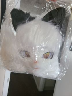 White Fox/Cat Girl Cosplay Mask